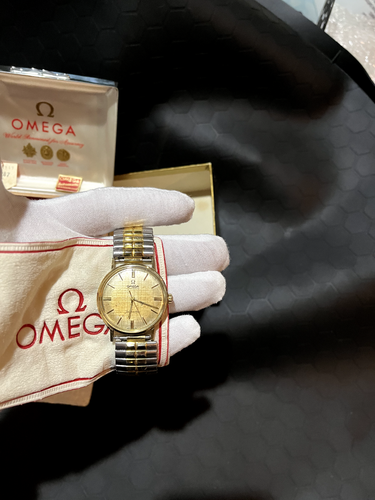 Vintage 1963 Omega Seamaster Gold Watch Running Original Metal Case -USA LISTING – Image 16