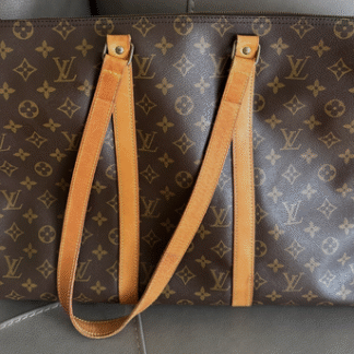 LOUIS VUITTON Sac Flanerie 45 Monogram Travel Shoulder Tote Bag Vintage