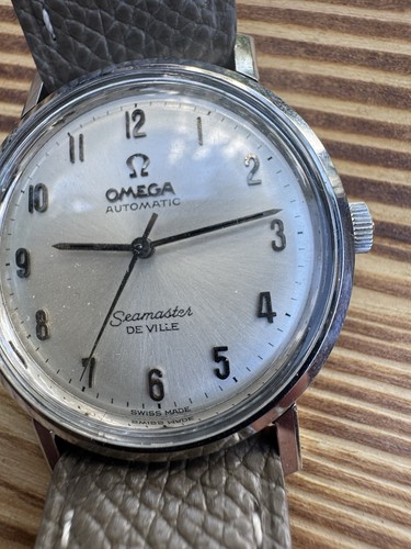 Omega Seamaster DeVille Arabic Numerals Dial Logo Automatic UniCase Mid Sized – Image 3