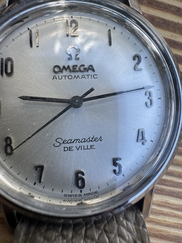Omega Seamaster DeVille Arabic Numerals Dial Logo Automatic UniCase Mid Sized – Image 4