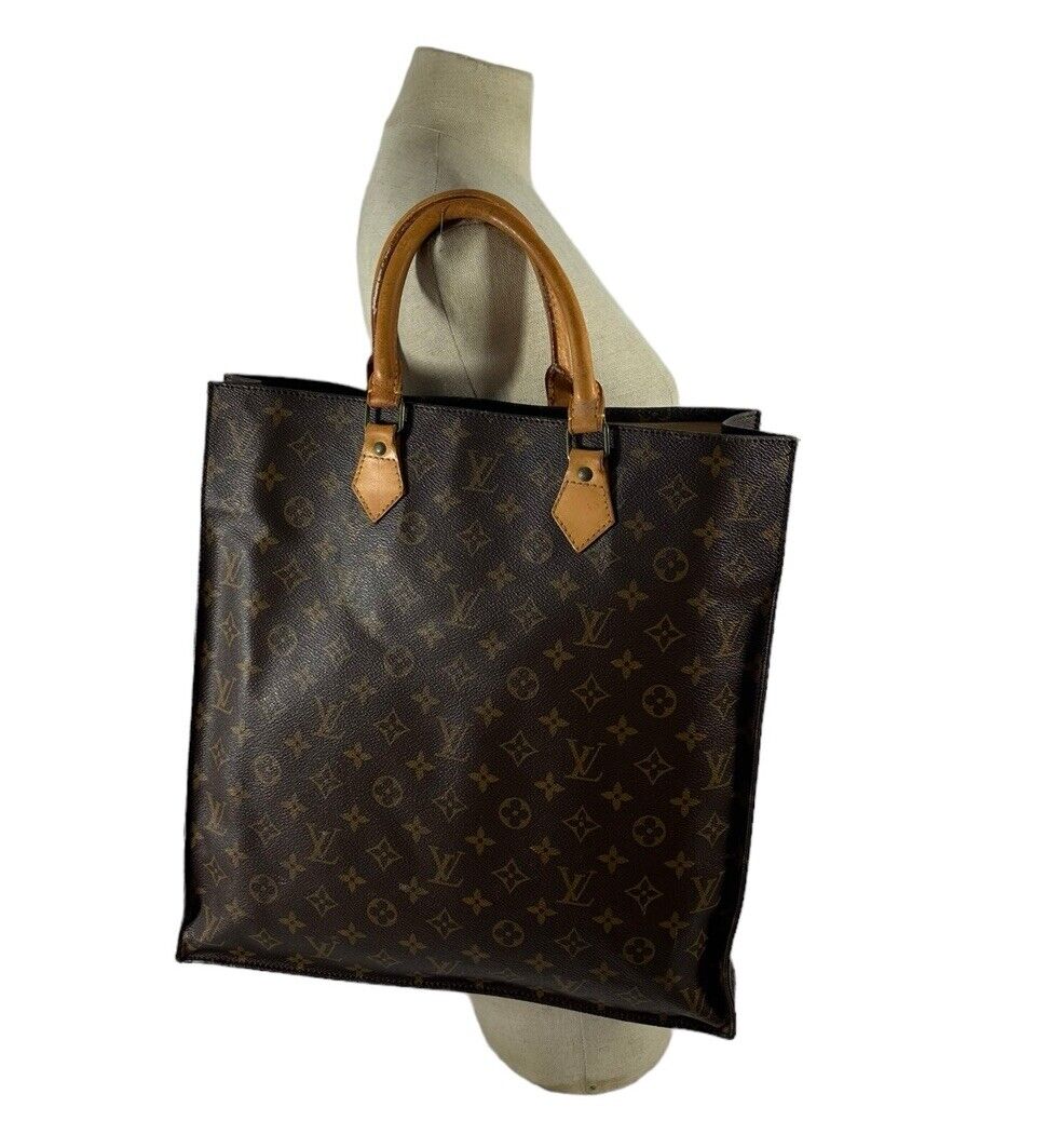 Genuine vintage LOUIS VUITTON Sac Plat monogram tote bag