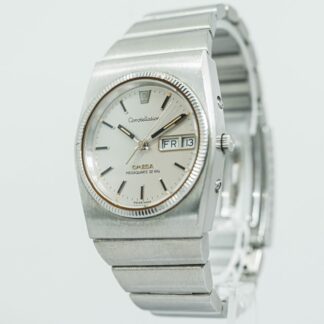 *NEAR MINT* Vintage OMEGA Constellation MEGA Quartz 32 kHz Cal.1310 Silver Men's
