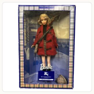 Barbie Doll BURBERRY BLUE LABEL Figure limited Edition Red coat plush Toy Doll