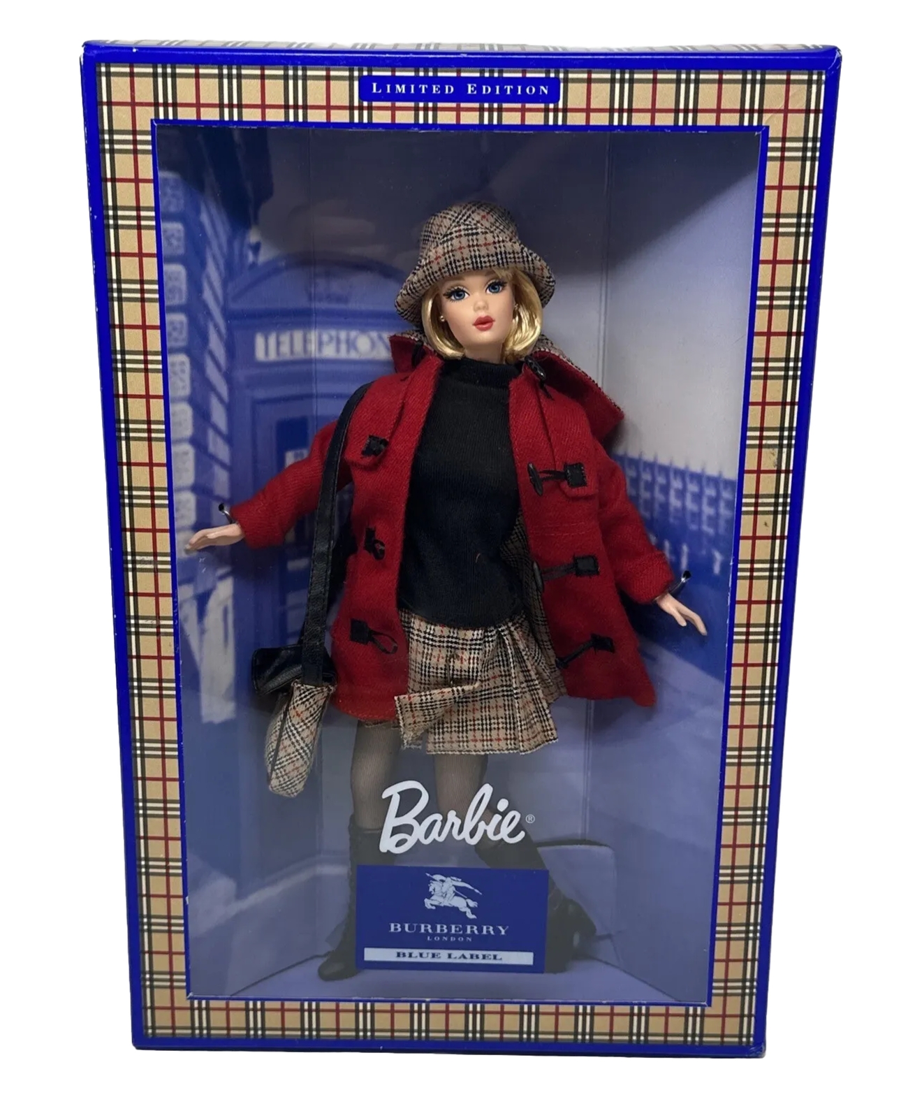 1999 Burberry London Barbie, NRFB, (24961) - LE Steffie VTG Tnt Face