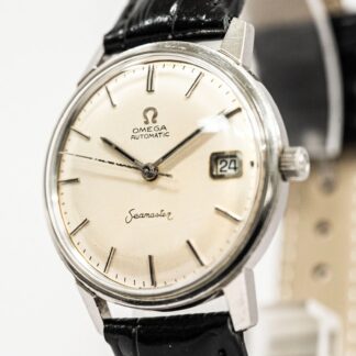 *NEAR MINT* Vintage 1969 OMEGA Seamaster Cal.565 Automatic Date Silver 34mm Mens
