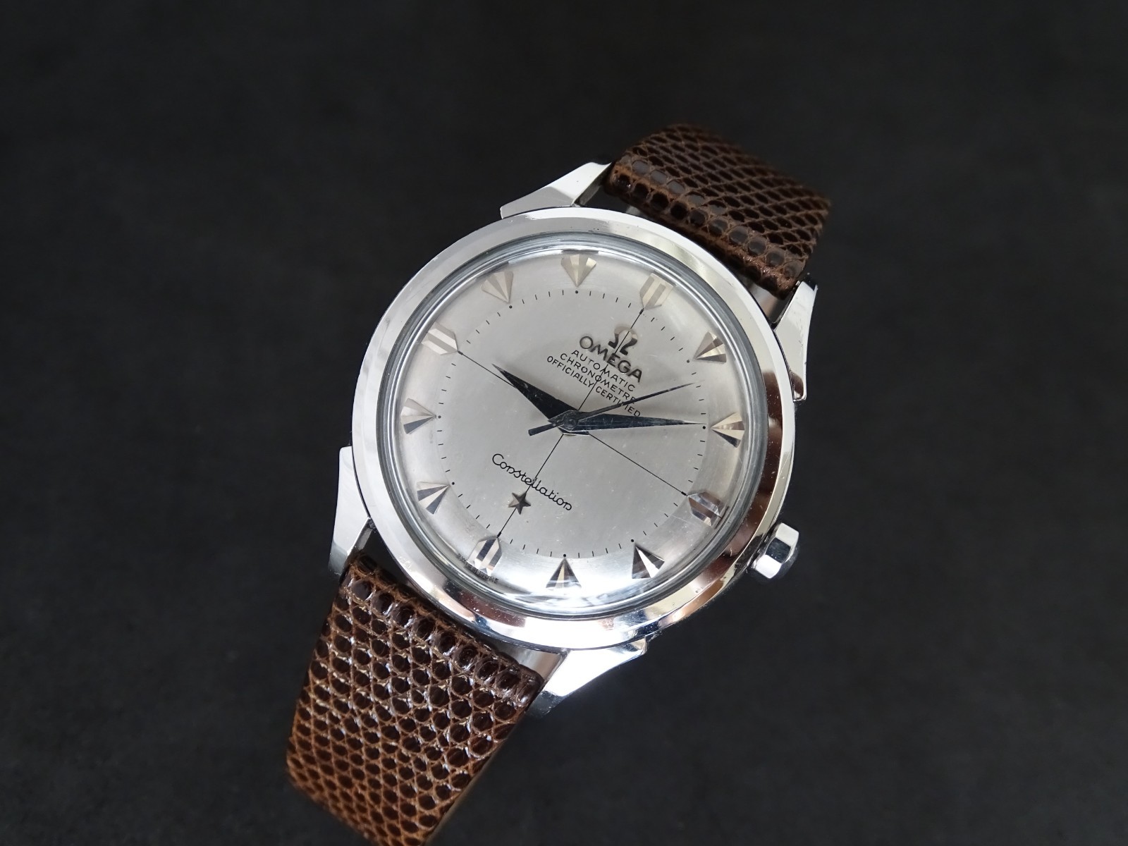 VINTAGE OMEGA CONSTELLATION ARROWHEAD STAINLESS STEEL CAL 501 EXCELLENT