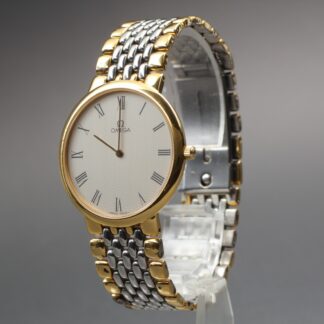 [Near MINT] OMEGA De Ville Cal.1378 Gold Roman 33mm Roman Quartz Men's Watch