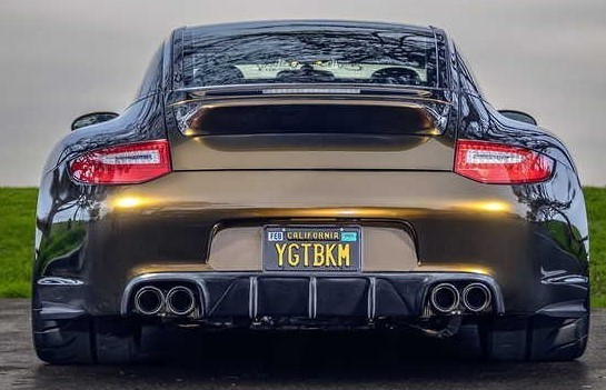 Porsche 997 POLYURETHANE Rear Bumper Diffuser custom ta ruf 997.2 2009-2012 DP