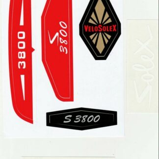 Pochette 6x Autocollant solex velosolex 2200 3300 3800 5000 vélo Vintage Sticker
