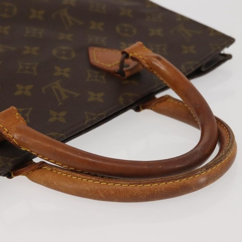 LOUIS VUITTON Monogram Sac Plat Hand Bag Vintage M51140 LV Auth bs29434 – Image 6