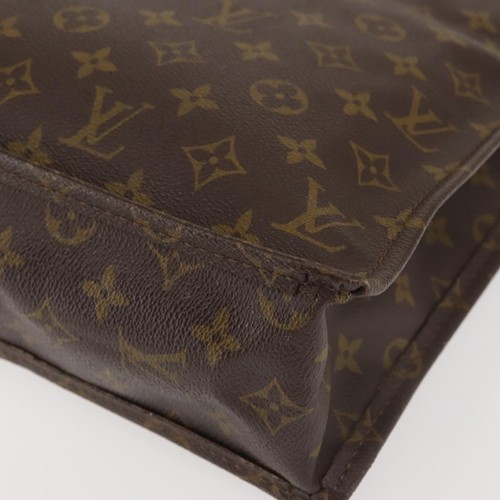 LOUIS VUITTON Monogram Sac Plat Hand Bag Vintage M51140 LV Auth bs29434 – Image 8