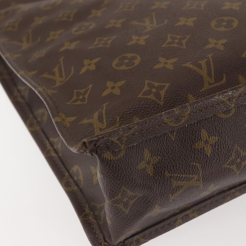 LOUIS VUITTON Monogram Sac Plat Hand Bag Vintage M51140 LV Auth bs29434 – Image 15