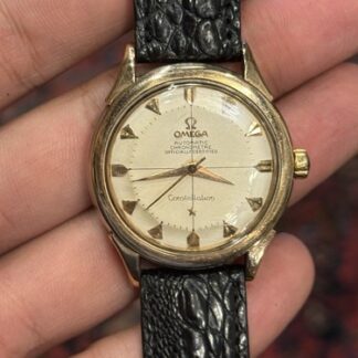 Vintage Omega Constellation Rose gold stainless steel watch from the 1950s