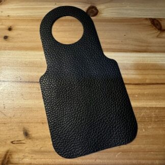 Leather Fuel Gas Bib Flap Fits Porsche 911 996 997 GT3 GT3RS PEBBLED BLACK