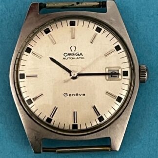 Vintage 1970s Omega Geneve Automatic Watch Cal 563 Stainless runs