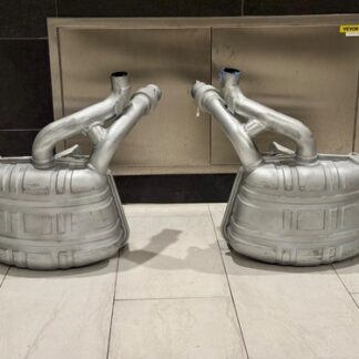 Porsche 997 911 Gundo/Fister hacked side exhaust mufflers