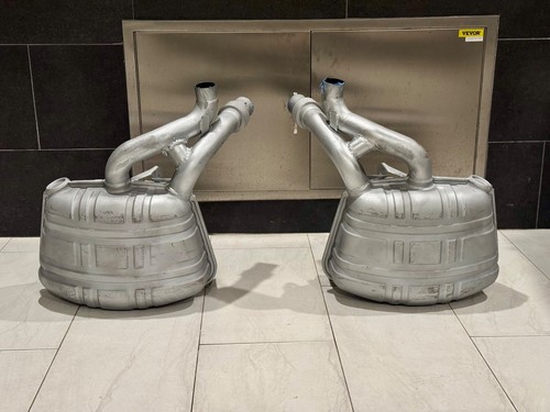 Porsche 997 911 Gundo/Fister hacked side exhaust mufflers