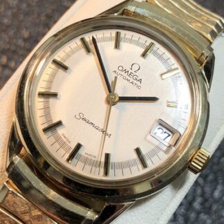 Vintage Omega Seamaster Swiss 10K GF Watch Automatic 34mm