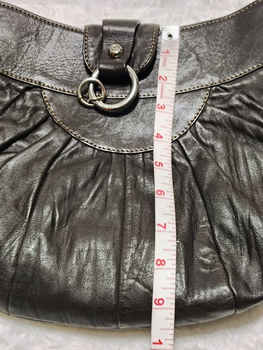 FRANCESCO BIASIA Brown Leather Shoulder Bag – Image 3