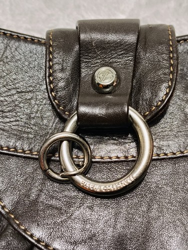 FRANCESCO BIASIA Brown Leather Shoulder Bag – Image 5