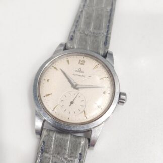 Vintage Omega Automatic Bumper Ref 2491 Cal 28.10.RA 34mm Men's Stainless Watch