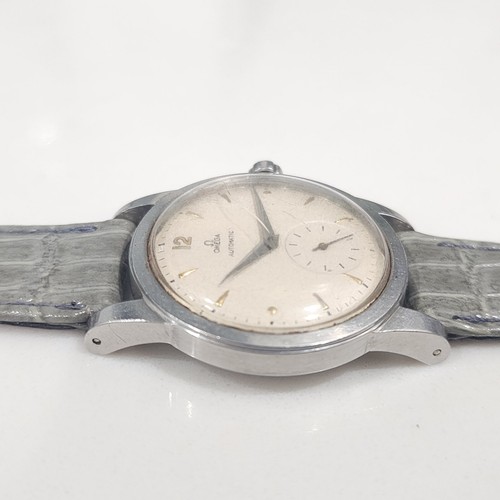 Vintage Omega Automatic Bumper Ref 2491 Cal 28.10.RA 34mm Men's Stainless Watch – Image 3