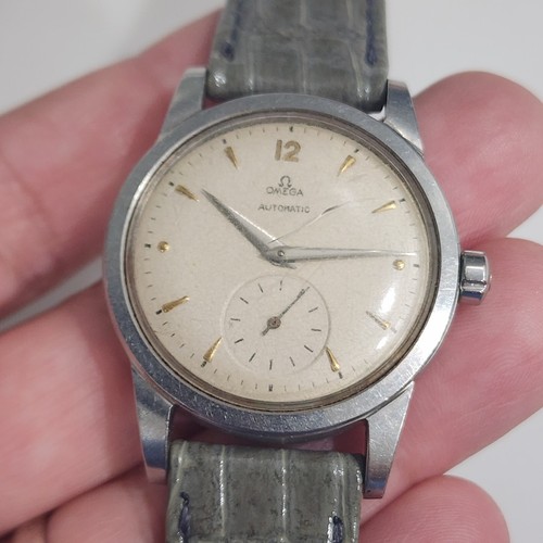 Vintage Omega Automatic Bumper Ref 2491 Cal 28.10.RA 34mm Men's Stainless Watch – Image 20