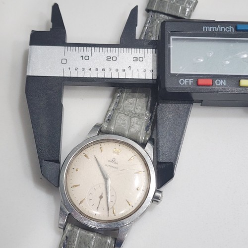 Vintage Omega Automatic Bumper Ref 2491 Cal 28.10.RA 34mm Men's Stainless Watch – Image 21