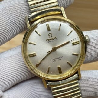 Vintage 14K GF Omega Seamaster De Ville Automatic Cal. 550 Runs! LL6287-1 - Z15