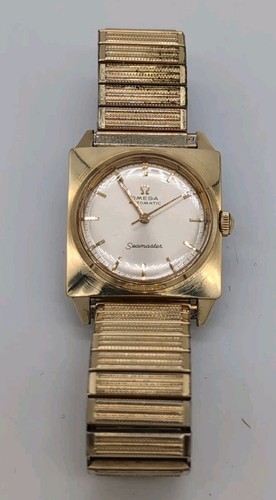 Vintage Omega B6687 Seamaster Automatic Dress Watch - 14k Solid Gold