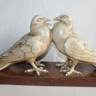 Sculpture Art déco en terre cuite d' Art Colombes " signée Ch. Richard 44.5 cm