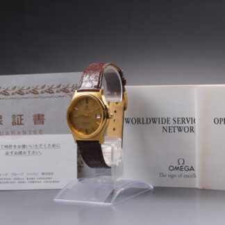 Vintage " As Is " OMEGA Seamaster Cal.1342 Push Couronne Or Quartz Hommes Montre