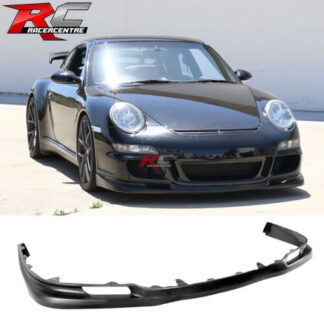 Fit 05-08 Porsche 997 911 GT3 Style Front Bumper Lip Spoiler Kit Unpainted PU