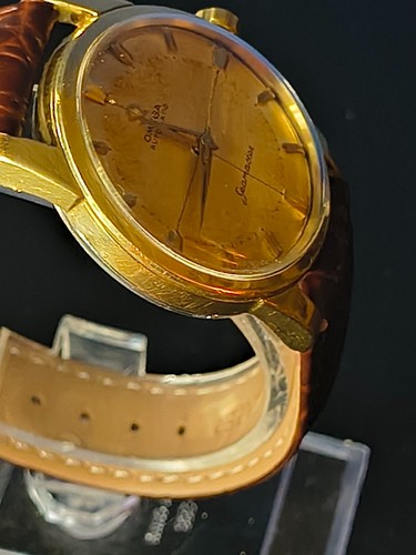 1958 VINTAGE OMEGA SEAMASTER Ref 2846 2848 Automatic Cal. 501, Tropical Patina – Image 8