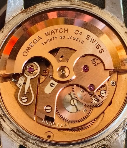 1958 VINTAGE OMEGA SEAMASTER Ref 2846 2848 Automatic Cal. 501, Tropical Patina – Image 11