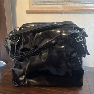 Francesco Biasia Black Leather Bag Thelma