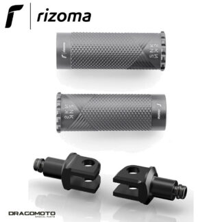 KAWASAKI Z 900 RS Cafè 2018-2021 repose-pieds Snake RIZOMA PE615D PE750B Gris...