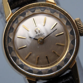 *Near Mint* OMEGA De Ville Cal.474 Gold Hand Winding Womens Vintage Watch Japan
