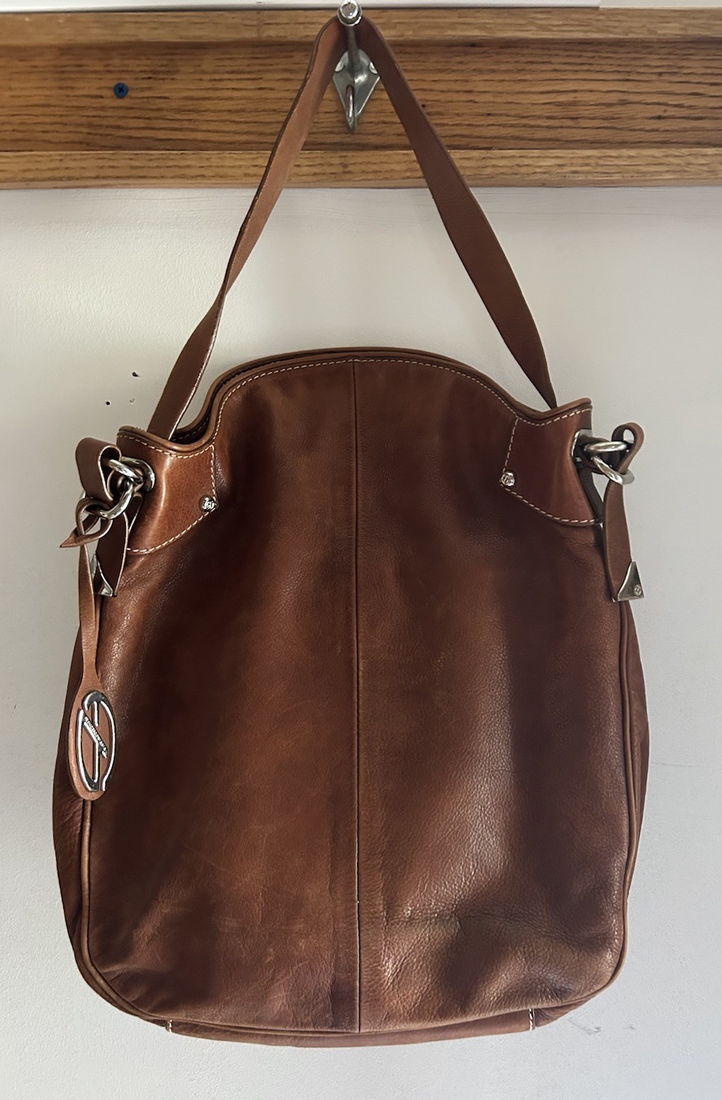 Francesco Biasia leather bag Brown Shoulder Bag
