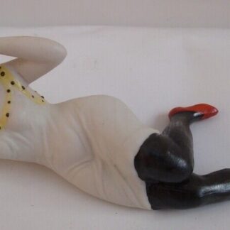 Figurine Baigneuse Pin-up Sexy Style Art Deco-allemand Style Art Nouveau Porcela