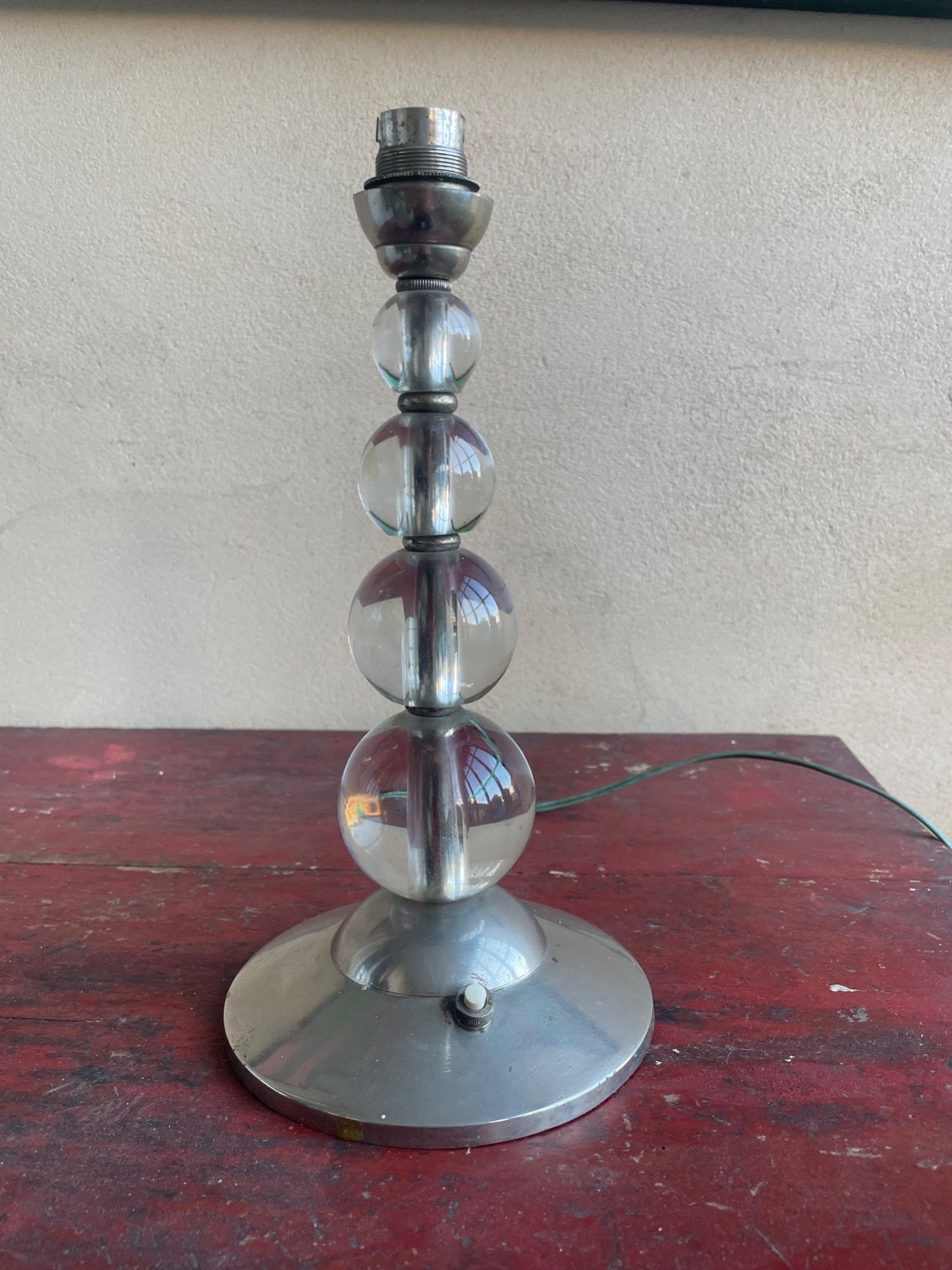 Pied de lampe ArtDeco style Jacques Adnet , Moderniste , Vers 1930