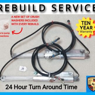 PORSCHE 911 996 997 Convertible Top Cylinder Hydraulic REBUILD SERVICE *10 YEAR*