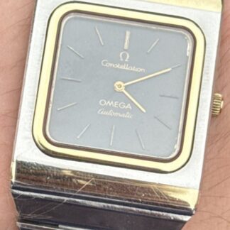 Vintage Omega Constellation 30mm Automatic Mens 18K Gold & Stainless Steel Watch