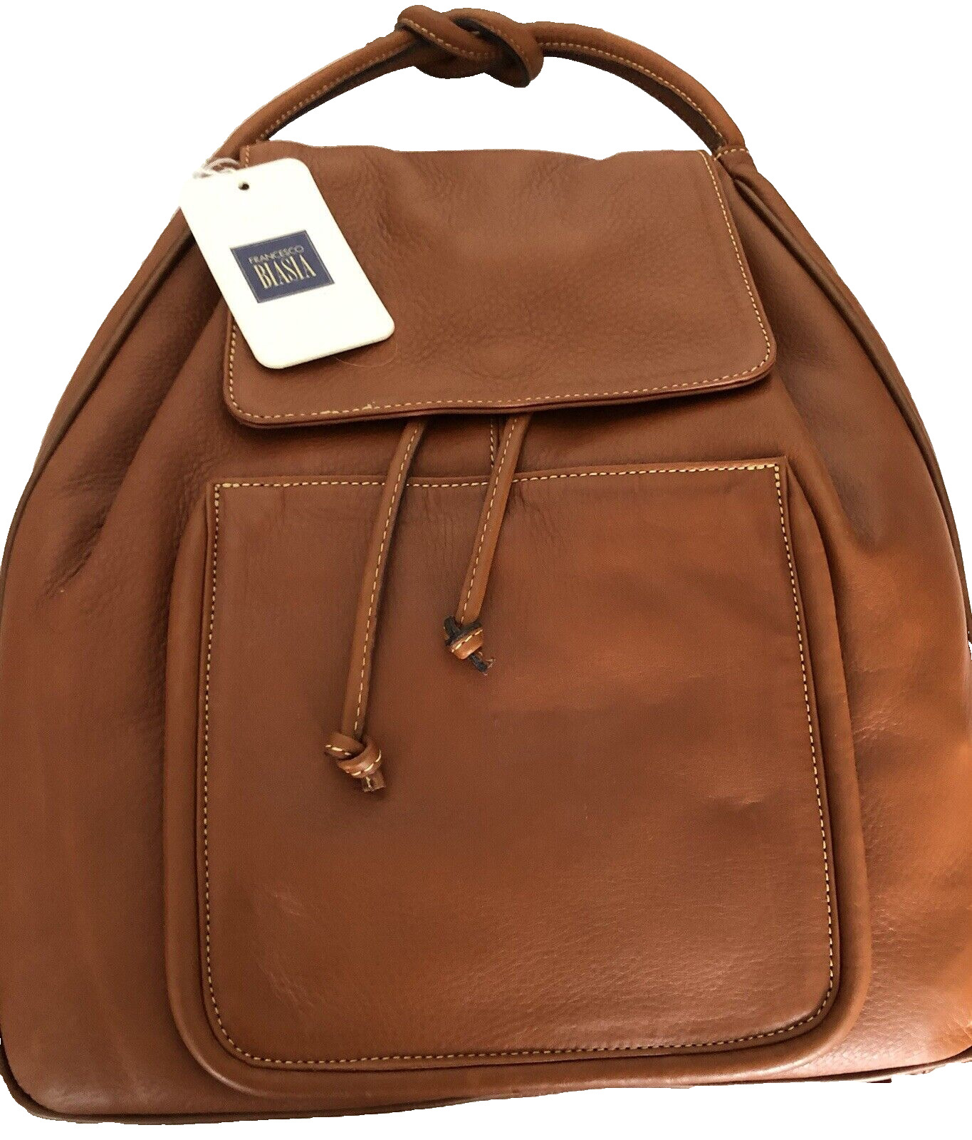 Francesco Biasia Knapsack Bag Italian Leather New w/ Tags