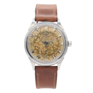 Vintage 35mm Omega 2852 Constellation Pie Pan Men's Automatic Wristwatch Steel