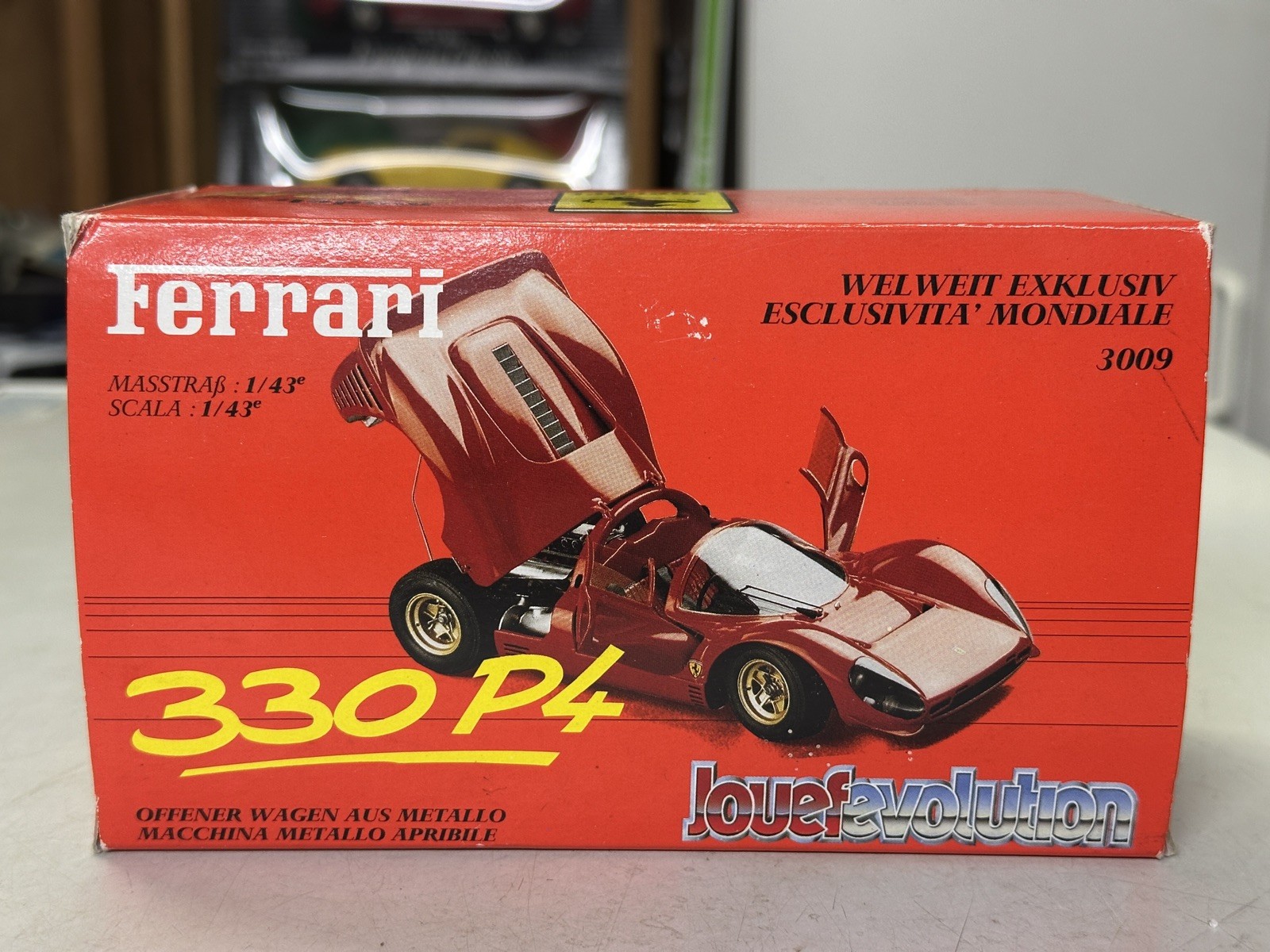 1:43 JOUEF EVOLUTION diecast race car FERRARI 330 P4 #3009