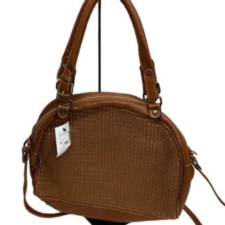 FRANCESCO BIASIA 2WAY Leather Shoulder Bag Brown Used