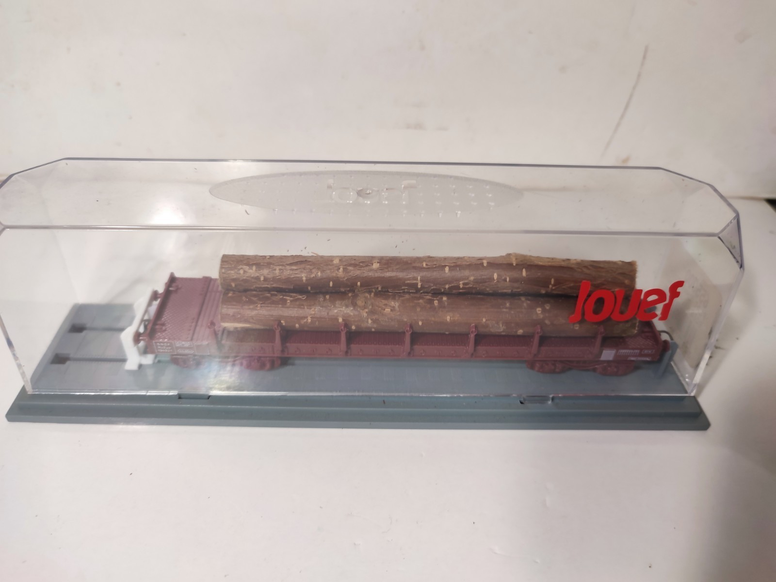 JOUEF HO FLAT WAGON RANCHER LOADING WOOD NEM CRYSTAL BOX 6550 PERFECT CONDITION