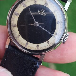 Vintage Omega WWII Military 1940's Bullseye Cal. 30T2 Men's 32mm Stainless Watch