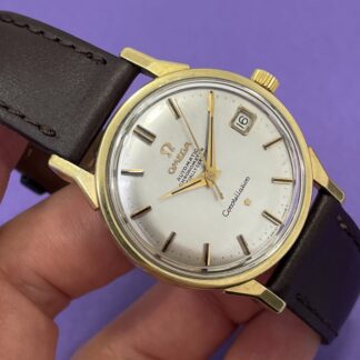 SERVICED OMEGA CONSTELLATION GOLD AND STEEL REF 168.005 CAL 561 34mm WATCH